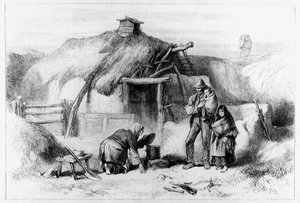 1879年の「The Illustrated London News」のBog-Trotters Cabin